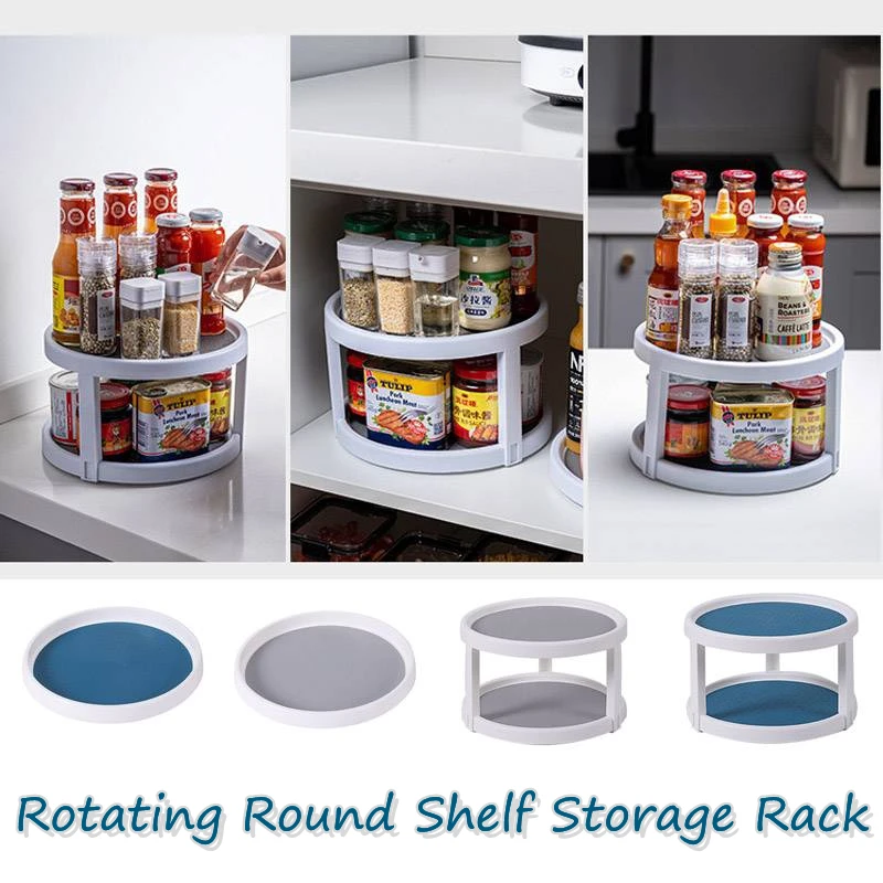 360° Rotating Storage Rack Multifunctional Seasoning Organizer Shelf Oilproof Non-slip Kitchen supplies Holder For Home
360° Rotating Storage Rack Multifunctional Seasoning Organizer Shelf Oilproof Non-slip Kitchen supplies Holder For Home