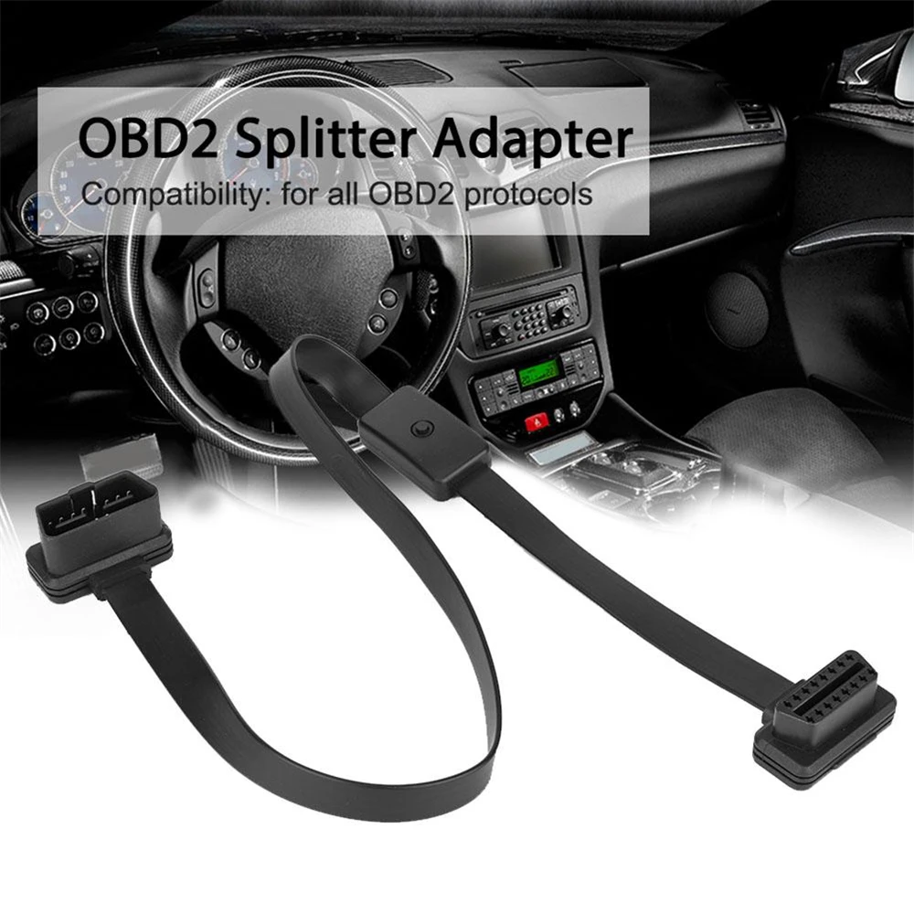 16-контактный штекер-гнездо OBD2 удлинитель адаптер Соединитель с переключателем вкл/выкл OBD2 автомобильный кабель адаптера 
16-контактный штекер-гнездо OBD2 удлинитель адаптер Соединитель с переключателем вкл/выкл OBD2 автомобильный кабель адаптера