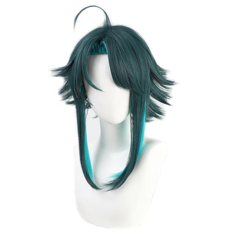Genshin-Peluca de Cosplay para adultos, cabello corto resistente al calor, Cosplay de Anime Xiao, color verde oscuro, azul, para
Genshin-Peluca de Cosplay para adultos, cabello corto resistente al calor, Cosplay de Anime Xiao, color verde oscuro, azul, para