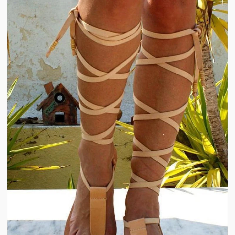 ELLALEE Women Sandals Summer 2021 Cross Tied Female Shoes Fashion Designer White Casual Lace Up Low Heels All-match Flats
ELLALEE Women Sandals Summer 2021 Cross Tied Female Shoes Fashion Designer White Casual Lace Up Low Heels All-match Flats