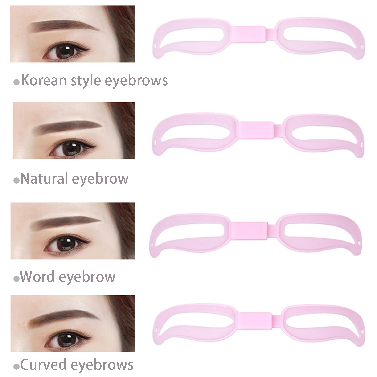 4Styles Fashion Eyebrow Shaper Kit Portable Eyebrow Stencil Grooming Makeup Tools Reusable Cosmetics Beauty Accessories
4Styles Fashion Eyebrow Shaper Kit Portable Eyebrow Stencil Grooming Makeup Tools Reusable Cosmetics Beauty Accessories