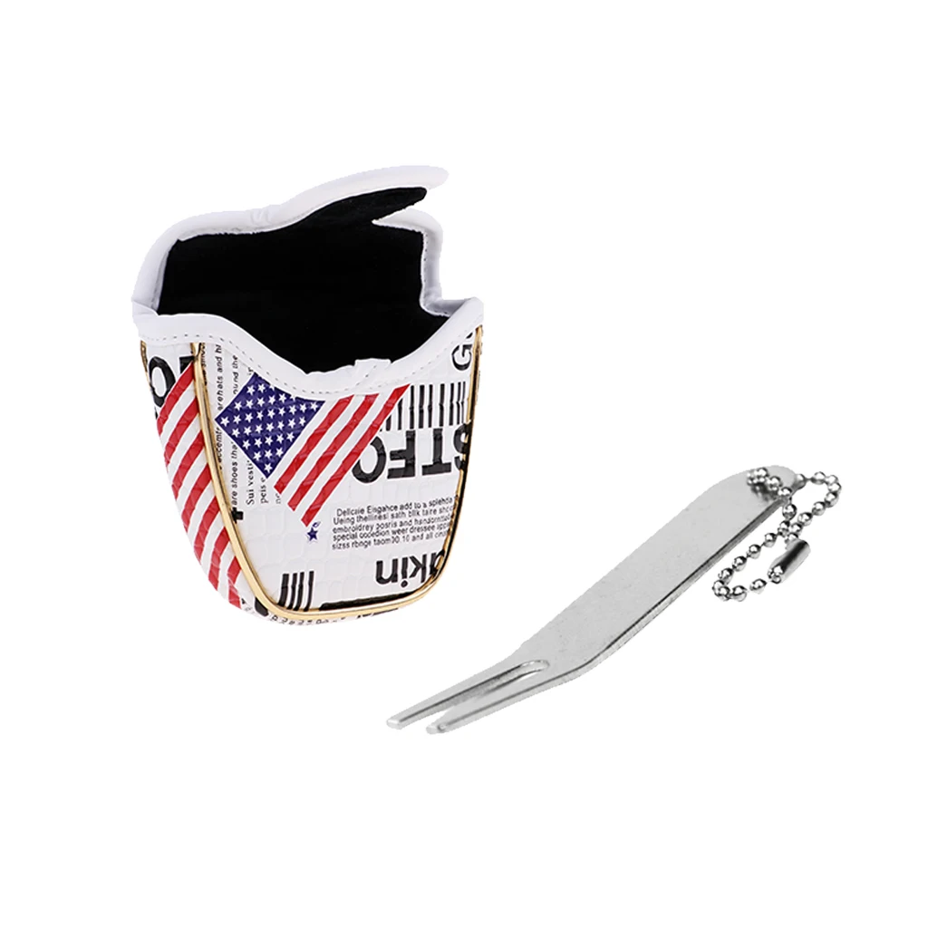 Golf Mallet Head Cover Center Putter Protector & Putting Green Repair Fork Golf Putter Cover Guard Sleeve Golf Accessories
Golf Mallet Head Cover Center Putter Protector & Putting Green Repair Fork Golf Putter Cover Guard Sleeve Golf Accessories