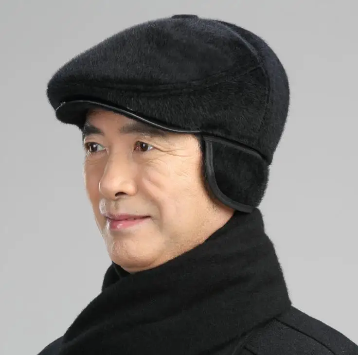 2021 Winter Mink Fur Middle-aged and Elderly Warm Ear Protection Big Brim Cotton Hat Men's Outdoor Riding Ear Protection Hat
2021 Winter Mink Fur Middle-aged and Elderly Warm Ear Protection Big Brim Cotton Hat Men's Outdoor Riding Ear Protection Hat