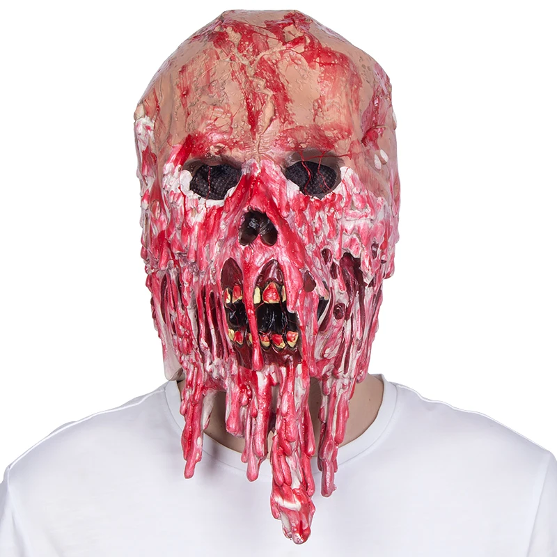 Melting Skull Mask Halloween Terror Fancy Dress Party Cosplay Costume Horror Props Latex Headgear
Melting Skull Mask Halloween Terror Fancy Dress Party Cosplay Costume Horror Props Latex Headgear