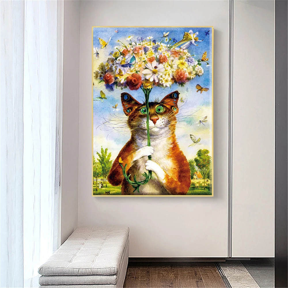 5D алмазная картина Полный Круглый кот с цветами зонтик Сделай Сам крестиком наборы Алмазная вышивка Мозаика Декор подарок 
5D алмазная картина Полный Круглый кот с цветами зонтик Сделай Сам крестиком наборы Алмазная вышивка Мозаика Декор подарок