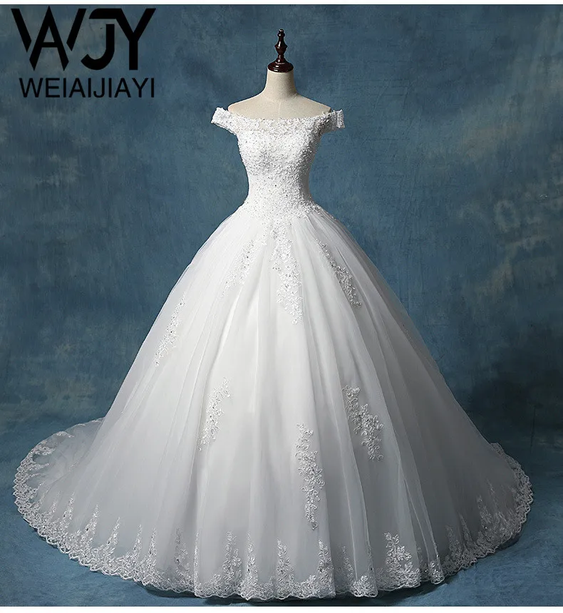 Real Picture Ball Gown Off Shoulder Cheap Bridal Wedding Gown Dresses Low Price Lace Up Dress Vestido De Novia Robe De Mariee 
Real Picture Ball Gown Off Shoulder Cheap Bridal Wedding Gown Dresses Low Price Lace Up Dress Vestido De Novia Robe De Mariee