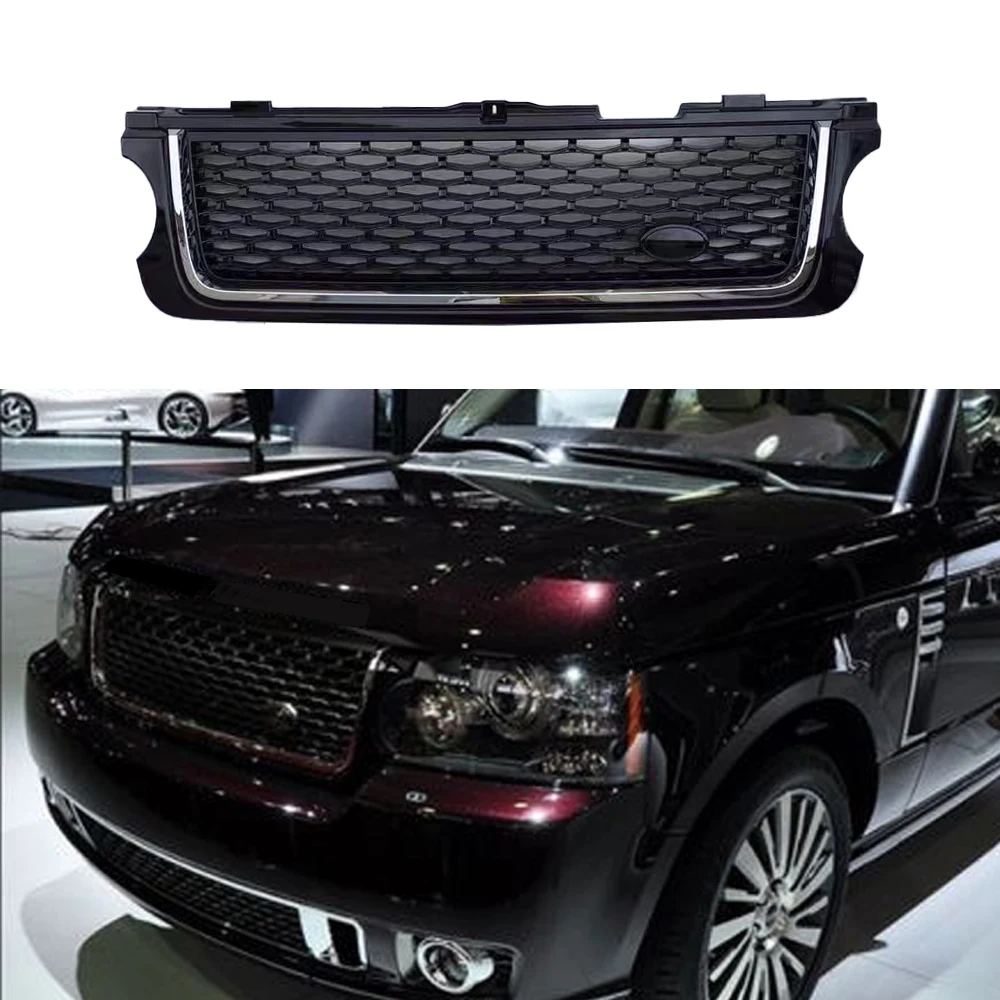 Modified For Range Rover Racing Grill For Range Rover Vogue L322 2010 2011 2012 Front Bumper Grilles Mesh Cover Grills Grille 
Modified For Range Rover Racing Grill For Range Rover Vogue L322 2010 2011 2012 Front Bumper Grilles Mesh Cover Grills Grille