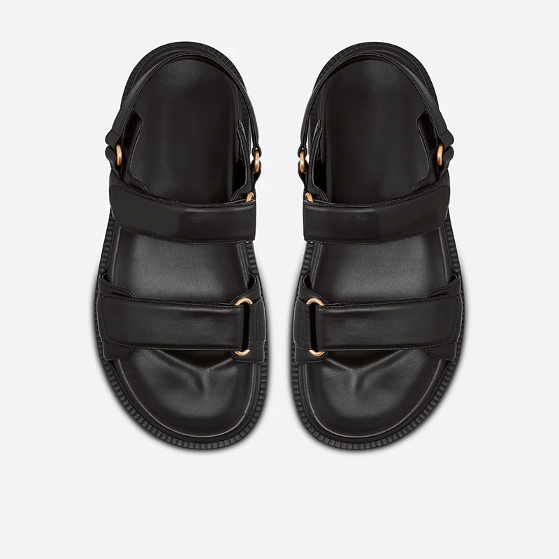 2021 Luxury Brand Design Genuine Leather Women Sandals Black Gladiator Sandals For Women INS Hot Gold Buckle Flat Sandals Women
2021 Luxury Brand Design Genuine Leather Women Sandals Black Gladiator Sandals For Women INS Hot Gold Buckle Flat Sandals Women