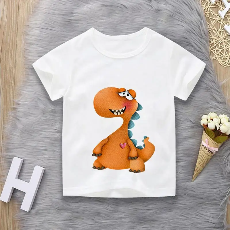 Boys &Girls Cartoon T -Shirts Kids Dinosaur Print T Shirt for Boys Children Summer Short Sleeve T -Shirt Tops Clothi
Boys &Girls Cartoon T -Shirts Kids Dinosaur Print T Shirt for Boys Children Summer Short Sleeve T -Shirt Tops Clothi