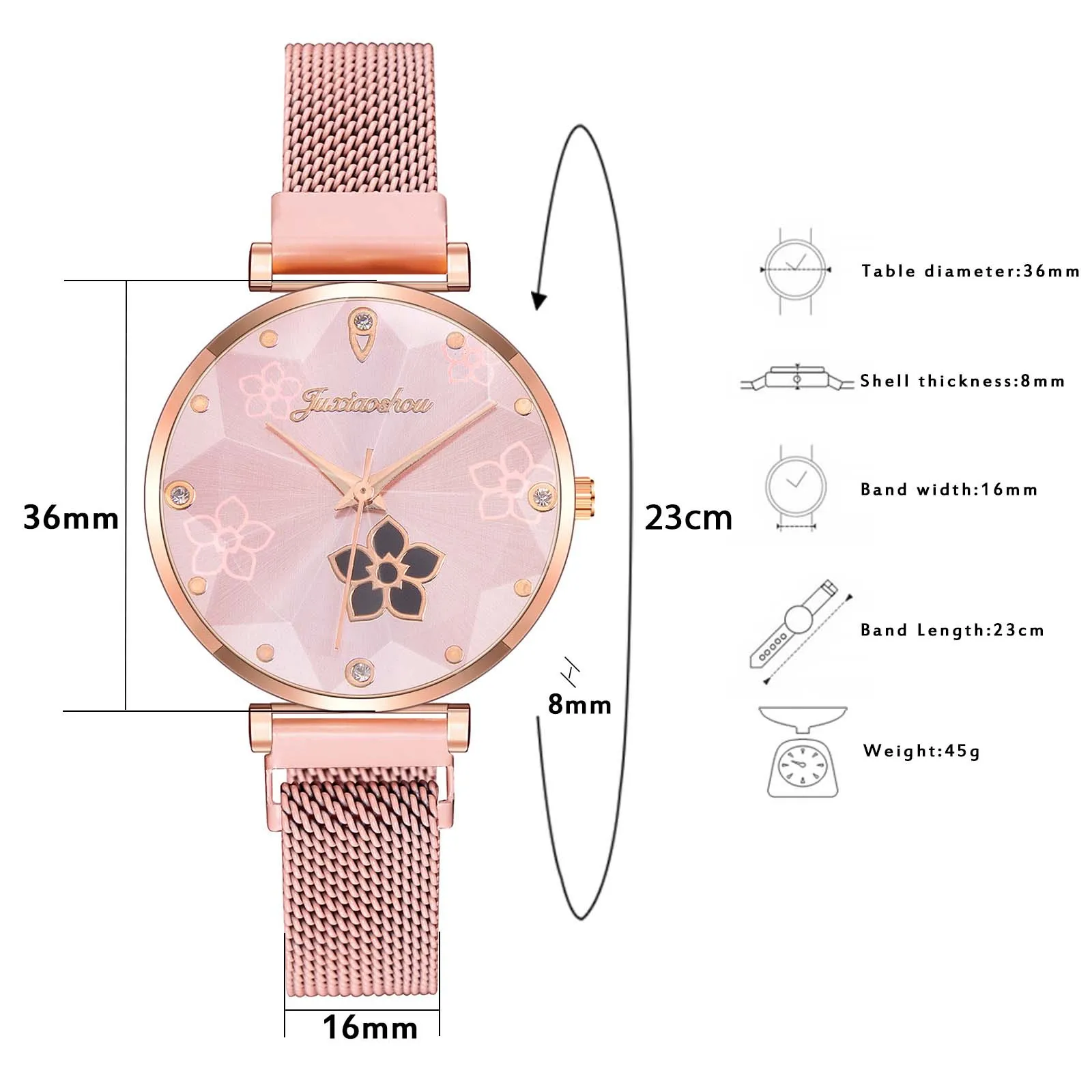 Women Fashion Watch Clock Stainless Steel Casual Dress Wrist Crystal Jewelry Reloj Mujer Montre Femme
Women Fashion Watch Clock Stainless Steel Casual Dress Wrist Crystal Jewelry Reloj Mujer Montre Femme