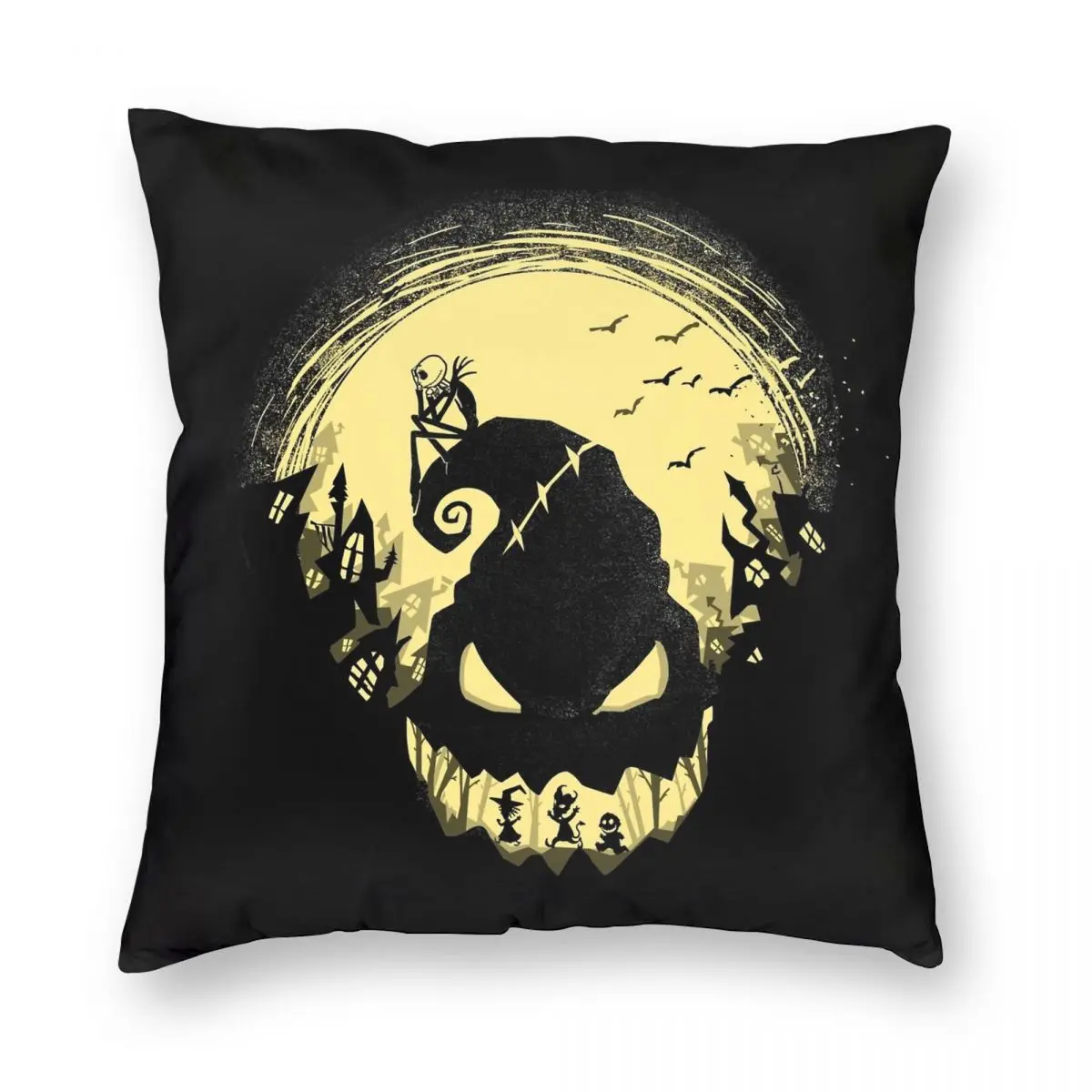 Jack's Nightmare Square Pillowcase Polyester Linen Velvet Pattern Zip Decor Pillow Case Sofa Seater Cushion Cover
Jack's Nightmare Square Pillowcase Polyester Linen Velvet Pattern Zip Decor Pillow Case Sofa Seater Cushion Cover