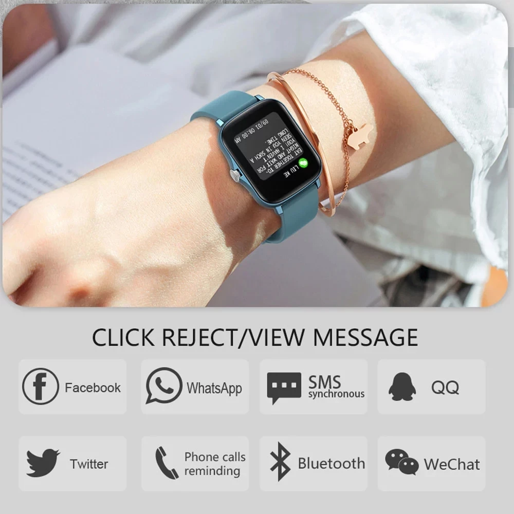 2021 New Full touch Female Digital watch waterproof Sports suitable for Android IOS multifunction Electronic watch male+Box
2021 New Full touch Female Digital watch waterproof Sports suitable for Android IOS multifunction Electronic watch male+Box