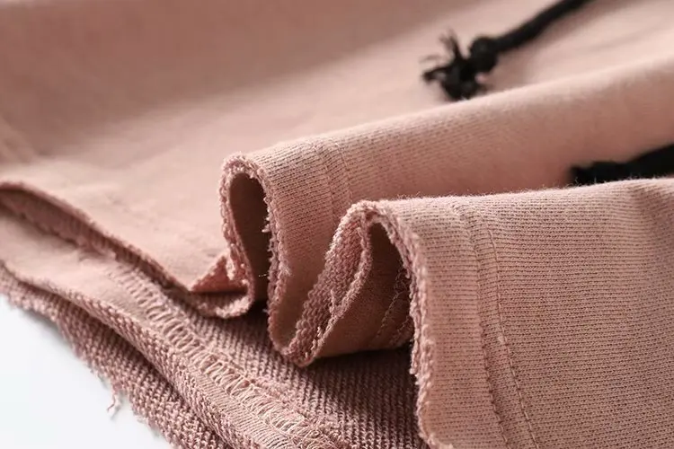 Hooded Hoodies Women 2021 Spring Autumn Shirt Style Knitted Tops Loose Solid Sexy Sweatshirts Flare Sleeve Pullovers Outerwears