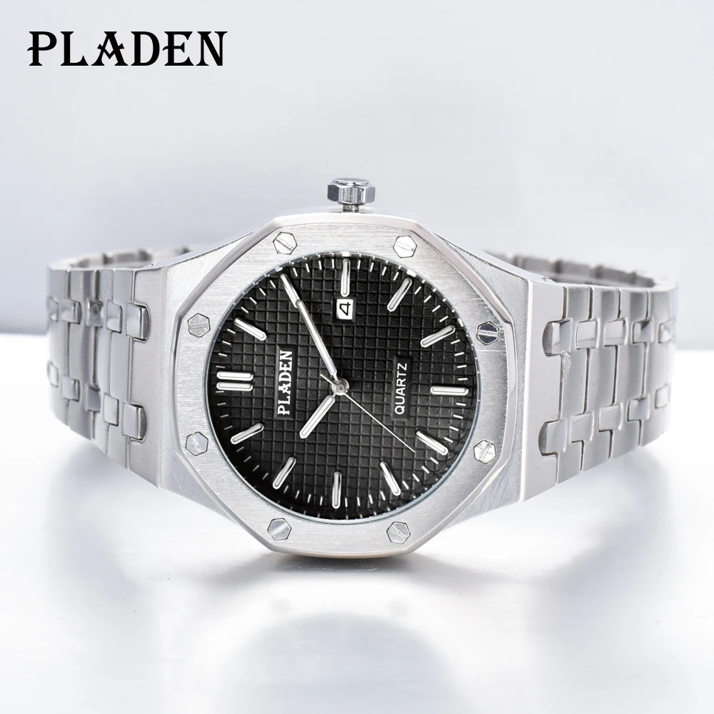PLADEN 2021 New Business Men Watches Luxury Brand Stainless Steel Quartz Watch Fashion Black Dial Waterproof Relogio Masculino
PLADEN 2021 New Business Men Watches Luxury Brand Stainless Steel Quartz Watch Fashion Black Dial Waterproof Relogio Masculino