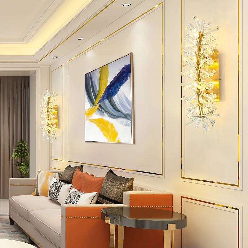 NAVIMC Luxury Wall Sconce Lighting Luxury Living Room Bedroom LED Crystal Wall Lamp New Arrival Wall Decor Gold Light Fixtures
NAVIMC Luxury Wall Sconce Lighting Luxury Living Room Bedroom LED Crystal Wall Lamp New Arrival Wall Decor Gold Light Fixtures