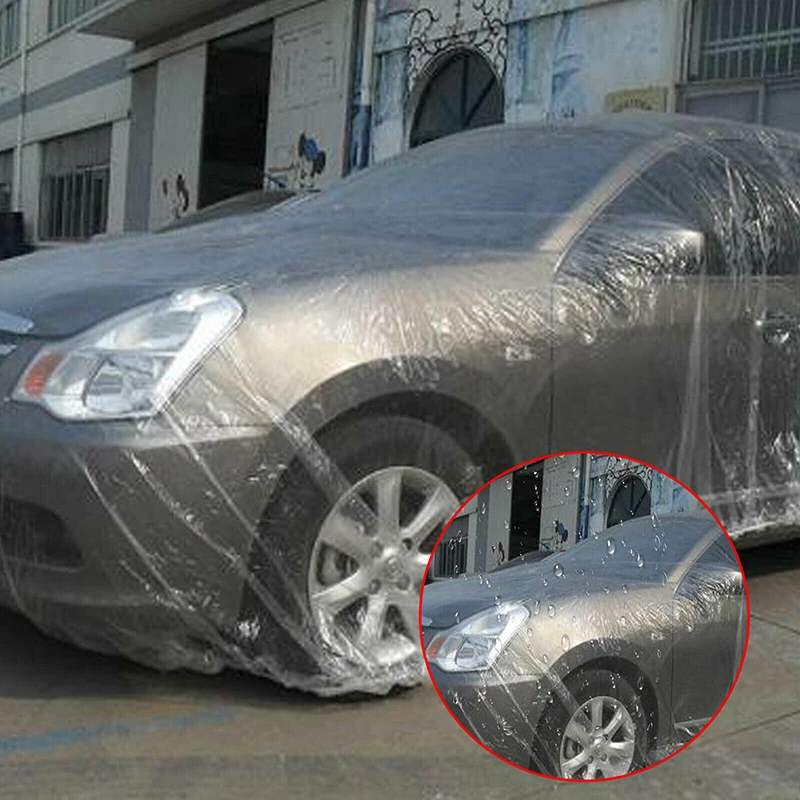 Disposable Car Cover Snow Cover Sunshade Waterproof Dustproof Outdoor Protection Full Car Covers for Sedan SUV
Disposable Car Cover Snow Cover Sunshade Waterproof Dustproof Outdoor Protection Full Car Covers for Sedan SUV