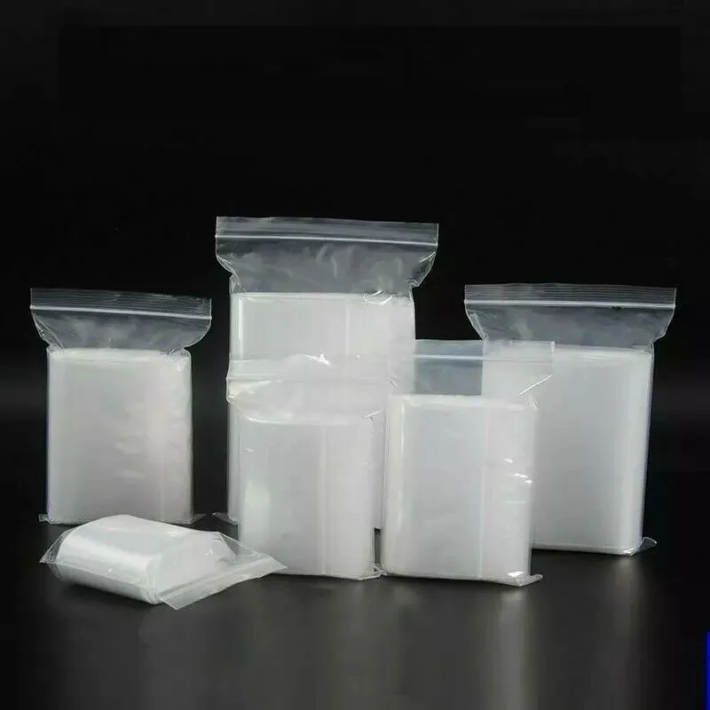 100Pcs Reclosable Clear Plastic Packaging Bags Strong Poly Zip Locks Baggies Grip Self Seal Resealable Baggy For Candy Packing
100Pcs Reclosable Clear Plastic Packaging Bags Strong Poly Zip Locks Baggies Grip Self Seal Resealable Baggy For Candy Packing