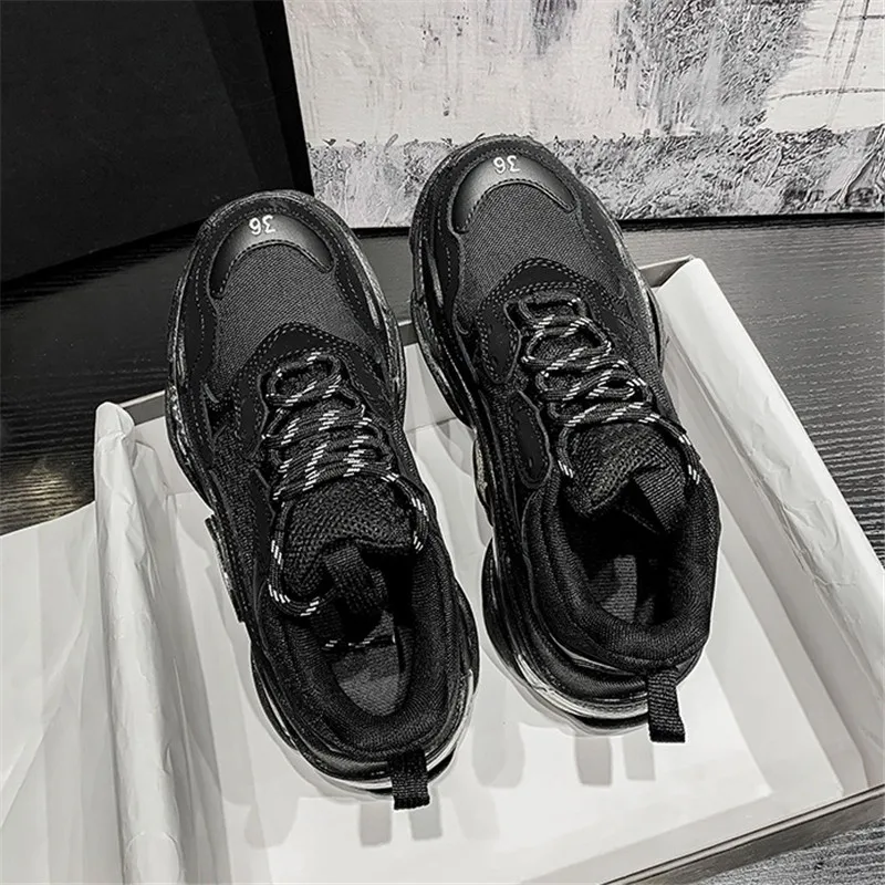 Women sneakers Fashion Autumn women Casual Shoes Breathable Women Platform Dad Shoes Sneakers zapatillas mujer 
Women sneakers Fashion Autumn women Casual Shoes Breathable Women Platform Dad Shoes Sneakers zapatillas mujer