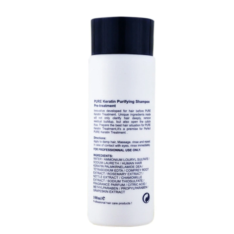 PURC 3.7% Apple Smell Brazilian Keratin Treatment Straightening + Purifying Shampoo Hair Care Smoothing Hair Repair Damaged Dry
PURC 3.7% Apple Smell Brazilian Keratin Treatment Straightening + Purifying Shampoo Hair Care Smoothing Hair Repair Damaged Dry