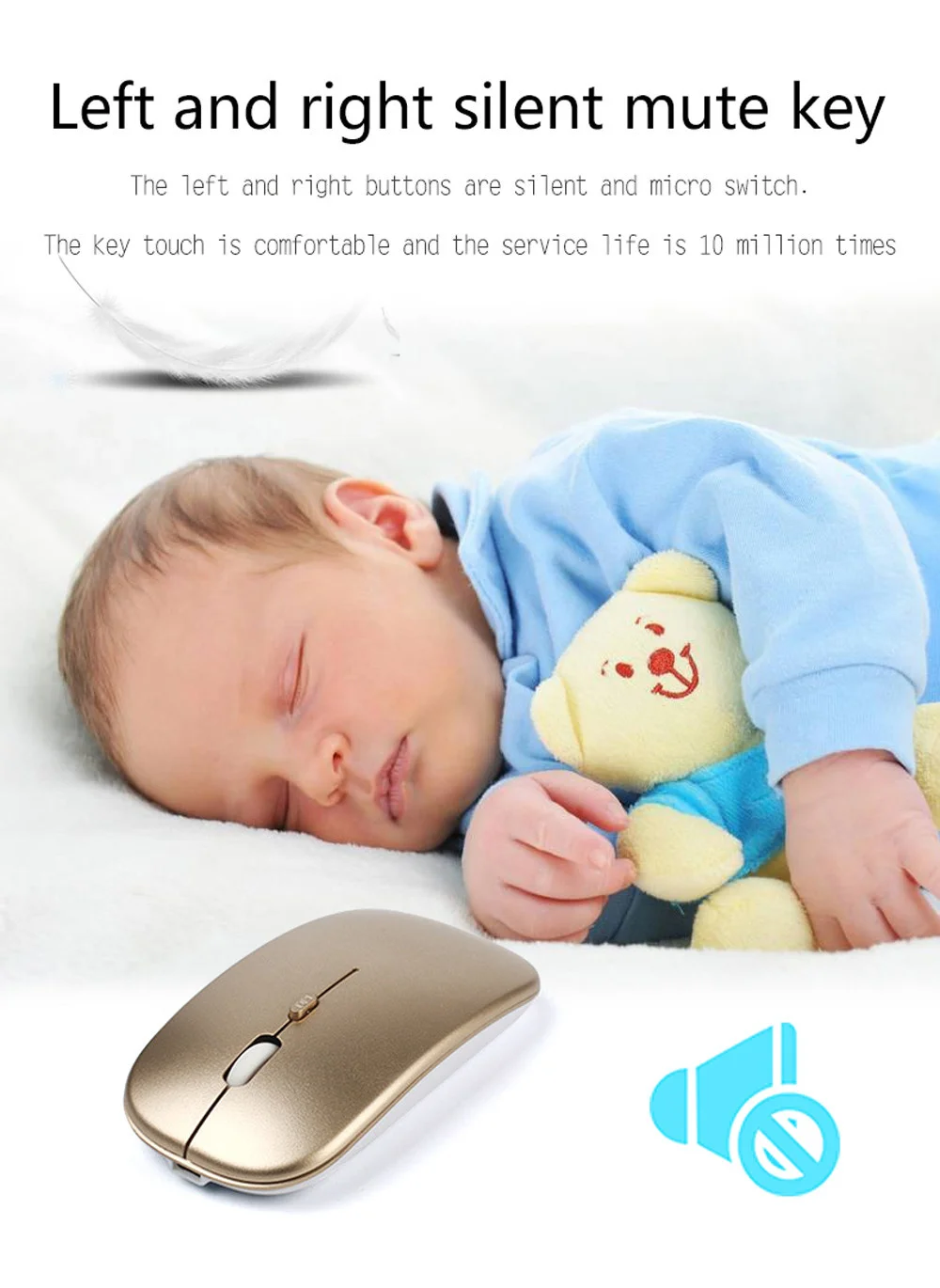 2.4ghz Rechargeable Wireless Mouse Silent Button Ultra Thin Usb Optical Mice New Ratn inalmbrico para juegos
2.4ghz Rechargeable Wireless Mouse Silent Button Ultra Thin Usb Optical Mice New Ratn inalmbrico para juegos