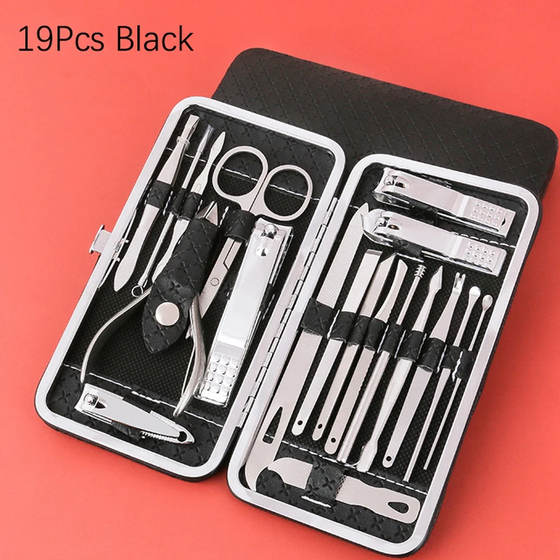 12/16/19Pcs Manicure Cutters Nail Clipper Set Household Stainless Steel Ear Spoon Nail Clippers Pedicure Nail Scissors Tools
12/16/19Pcs Manicure Cutters Nail Clipper Set Household Stainless Steel Ear Spoon Nail Clippers Pedicure Nail Scissors Tools