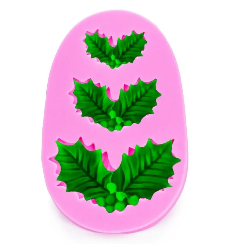 Christmas leaves Shaped silicone mold for confectionery chocolate fondant cake decoration baking used molding tools
Christmas leaves Shaped silicone mold for confectionery chocolate fondant cake decoration baking used molding tools