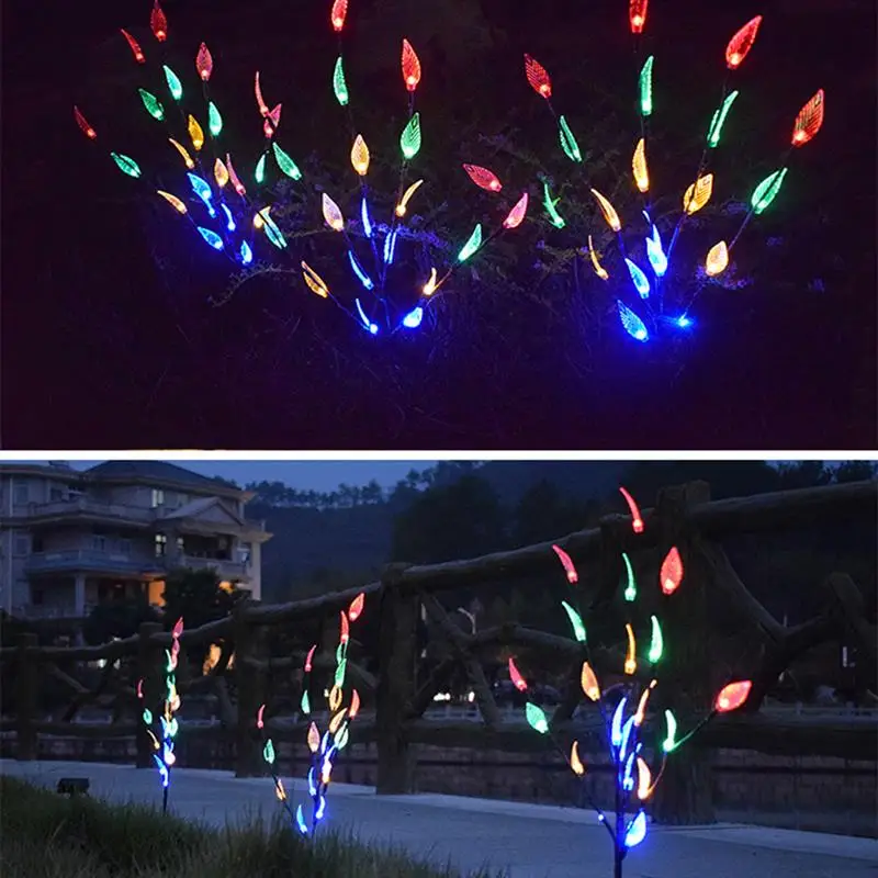 LED Solar Light Leaf Solar LED Lawn Light Solar Power LED Tree Twig Branch Leaf Lights Outdoor Landscape Lighting Wedding Decor
LED Solar Light Leaf Solar LED Lawn Light Solar Power LED Tree Twig Branch Leaf Lights Outdoor Landscape Lighting Wedding Decor