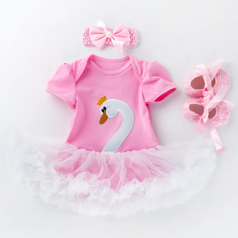 Baby Girl Swan Short-Sleeved Baby's Gown Shoes Three-Piece Suit Children's Clothing toddler girl christmas outfits
Baby Girl Swan Short-Sleeved Baby's Gown Shoes Three-Piece Suit Children's Clothing toddler girl christmas outfits