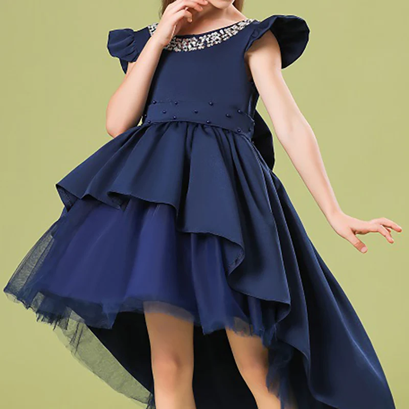 Flower Girls Dresses Sequined Pearls Lace Pink Tulle Bow Sleeveless Ball Gown O-Neck Knee-Length Kids Party Princess Skirt F114
Flower Girls Dresses Sequined Pearls Lace Pink Tulle Bow Sleeveless Ball Gown O-Neck Knee-Length Kids Party Princess Skirt F114
