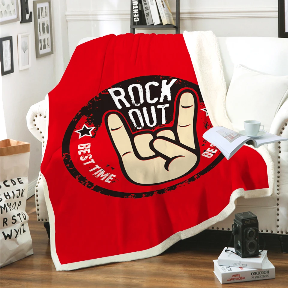 Fleece Blanket Bedspread On The Bed Thick Rectangle Rock Design Decorative On Sofa Cover
Fleece Blanket Bedspread On The Bed Thick Rectangle Rock Design Decorative On Sofa Cover