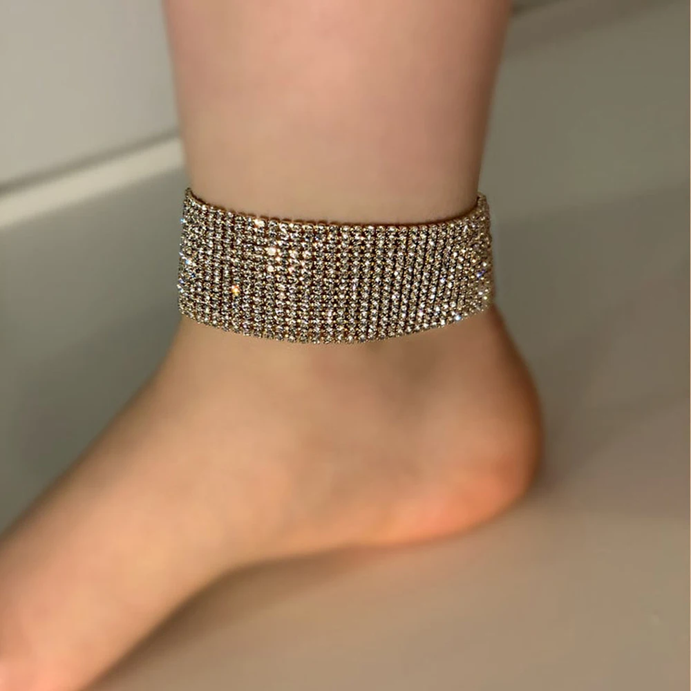 Multi-drainage drill feet jewellery Anklet fashion high heels anklets for women all-match Bracelet on the leg accessories
Multi-drainage drill feet jewellery Anklet fashion high heels anklets for women all-match Bracelet on the leg accessories