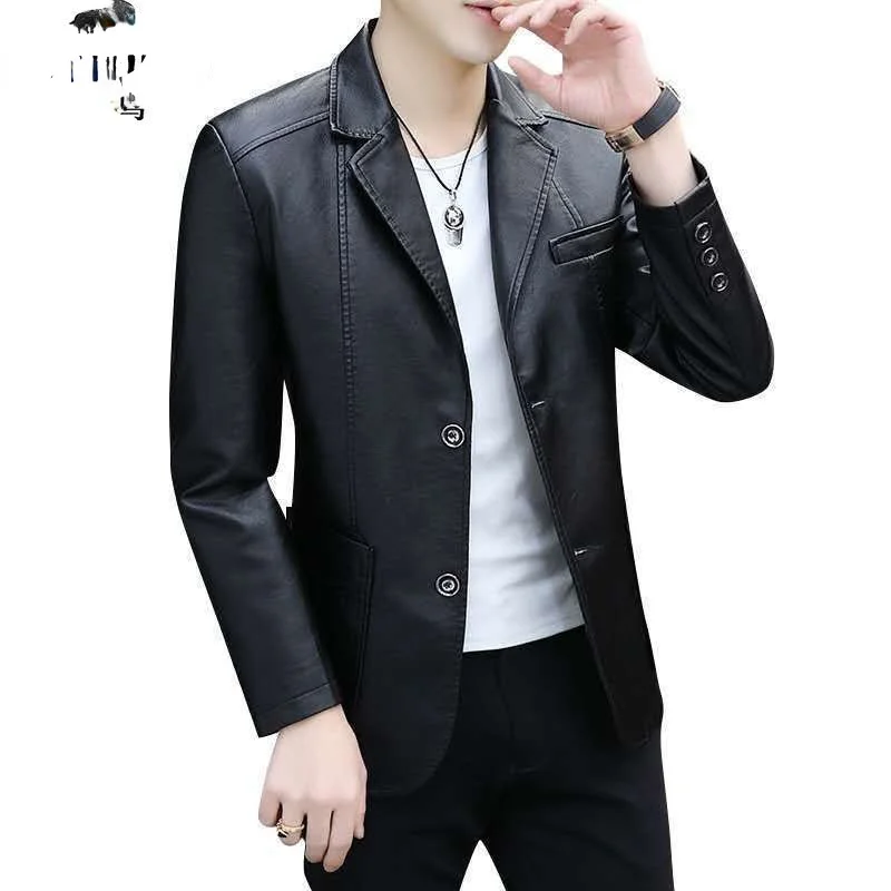 2022 New Winter Men Black Leather Jacket Male Fur Lined Warm Motorcycle Jacket Slim Street Fashion Black Biker Coat Pleated Q51
2022 New Winter Men Black Leather Jacket Male Fur Lined Warm Motorcycle Jacket Slim Street Fashion Black Biker Coat Pleated Q51