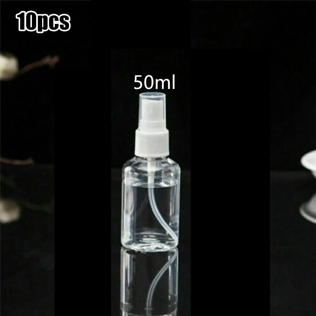 10* Plastic Spray Bottle 30/50/100ML Clear Plastic Perfume Atomizer Empty Spray Bottle Beauty Travel
10* Plastic Spray Bottle 30/50/100ML Clear Plastic Perfume Atomizer Empty Spray Bottle Beauty Travel