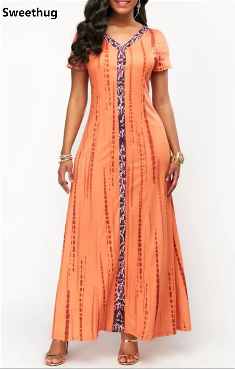 New Fashion Women Summer Dress Short Sleeve Female Party Dress Ladies Printing Boho Maxi Long Dress Party Dress
New Fashion Women Summer Dress Short Sleeve Female Party Dress Ladies Printing Boho Maxi Long Dress Party Dress
