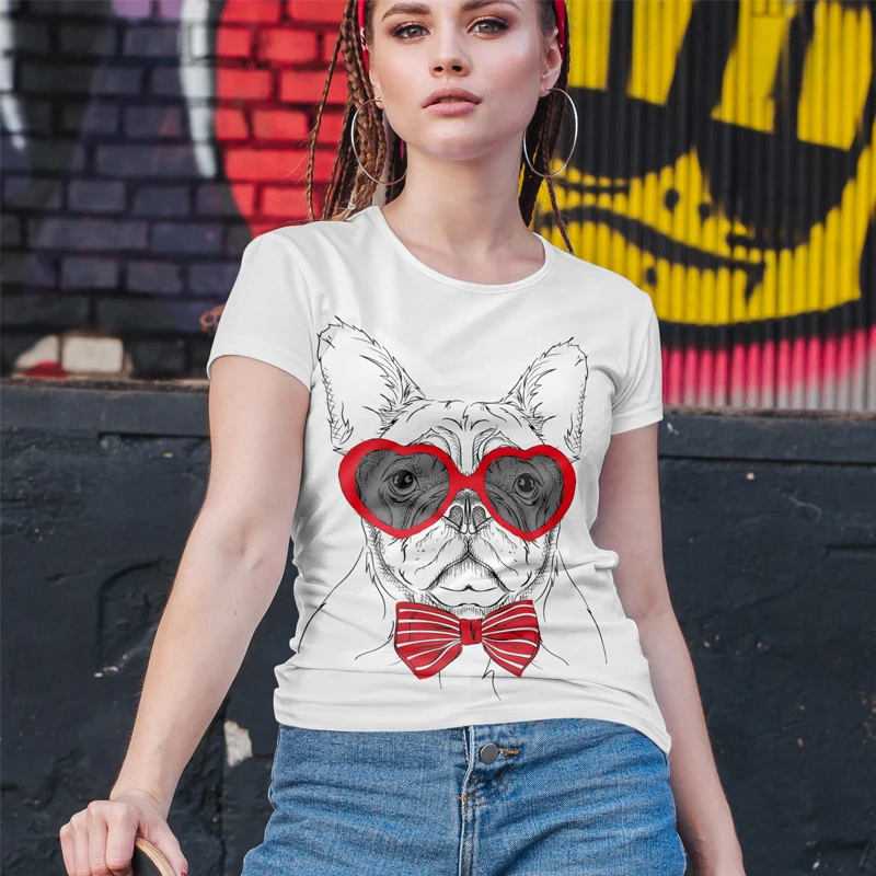 New Harajuku funny cartoon T-shirt women's Pug cute animation T-shirt round neck dog Street T-shirt ullzang top T-shirt women
New Harajuku funny cartoon T-shirt women's Pug cute animation T-shirt round neck dog Street T-shirt ullzang top T-shirt women