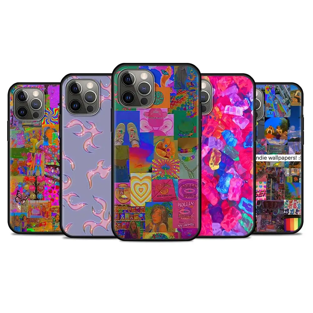 Indie Kid Funny TPU Soft Phone Case for iPhone 13 12 Mini 11 Pro XR X XS Max 8 7 6 6S Plus 5 5S SE Black Silicone Cover Shell
Indie Kid Funny TPU Soft Phone Case for iPhone 13 12 Mini 11 Pro XR X XS Max 8 7 6 6S Plus 5 5S SE Black Silicone Cover Shell