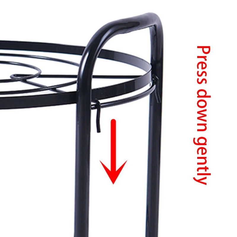 Black Four-Tier Kitchen Rack Household Pot Rack Corner Storage Rack Floor Multi-Layer Storage Pot Rack 
Black Four-Tier Kitchen Rack Household Pot Rack Corner Storage Rack Floor Multi-Layer Storage Pot Rack