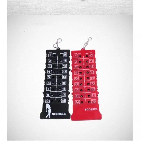 Perfeclan Golf Scorecard 18 Holes Stroke Counter Score Card Keychian Rectangle Scoring Tag Black/Red
Perfeclan Golf Scorecard 18 Holes Stroke Counter Score Card Keychian Rectangle Scoring Tag Black/Red