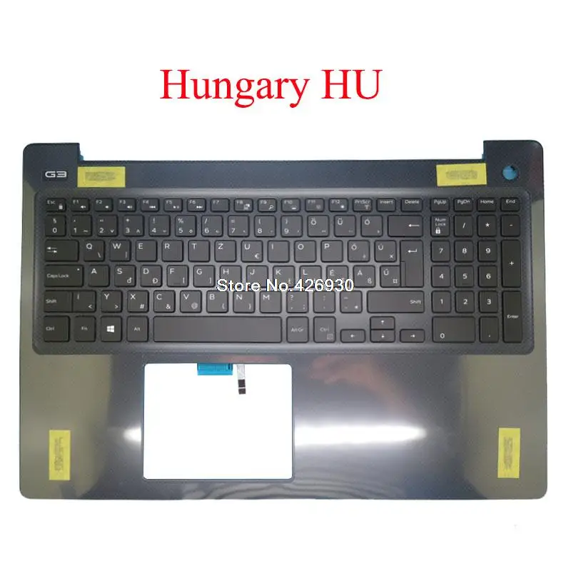 Hungary HU Laptop Palmrest For DELL G3 3579 0N4HJH N4HJH 04RTGY 4RTGY blue with backlit keyboard upper case new
Hungary HU Laptop Palmrest For DELL G3 3579 0N4HJH N4HJH 04RTGY 4RTGY blue with backlit keyboard upper case new