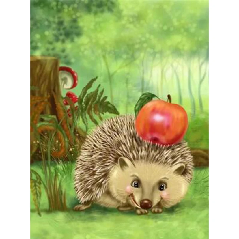 Diamond Painting 5D DIY Square/Round Diamond Animal Painting Hedgehog and Apple Beauty Picture Cross Stitch Decoration Art TX876
Diamond Painting 5D DIY Square/Round Diamond Animal Painting Hedgehog and Apple Beauty Picture Cross Stitch Decoration Art TX876