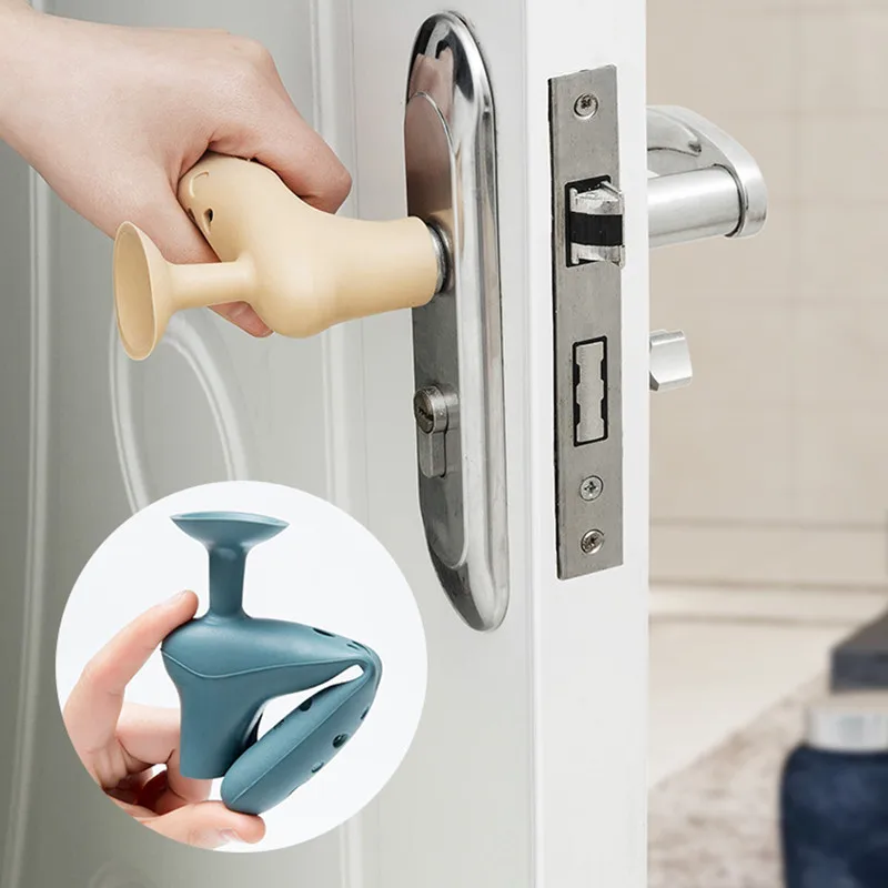 Silicone Door Handle Protective Cover Anti-collision Baby Safety Protector Noiseless Suction Cup Doorknob Cover Home Accessories
Silicone Door Handle Protective Cover Anti-collision Baby Safety Protector Noiseless Suction Cup Doorknob Cover Home Accessories