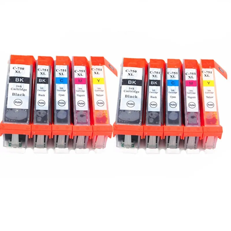 PGI 750 PGI750 XL PGI-750 PGI-750XL CLI-751 Ink Cartridges For Pixma MG5470 MG5570 MG6370 MG6470 MG7170 Inkjet Printer
PGI 750 PGI750 XL PGI-750 PGI-750XL CLI-751 Ink Cartridges For Pixma MG5470 MG5570 MG6370 MG6470 MG7170 Inkjet Printer