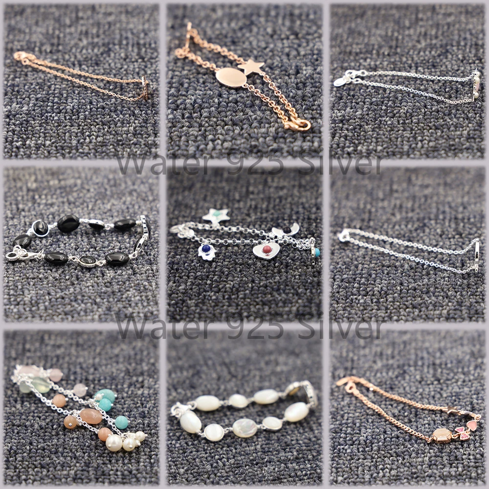 Новый стиль 2021, популярный браслет из 100% стерлингового серебра 925 пробы, летний браслет для девочек из стерлингового серебра, ювелирные изде... 
Новый стиль 2021, популярный браслет из 100% стерлингового серебра 925 пробы, летний браслет для девочек из стерлингового серебра, ювелирные изде...