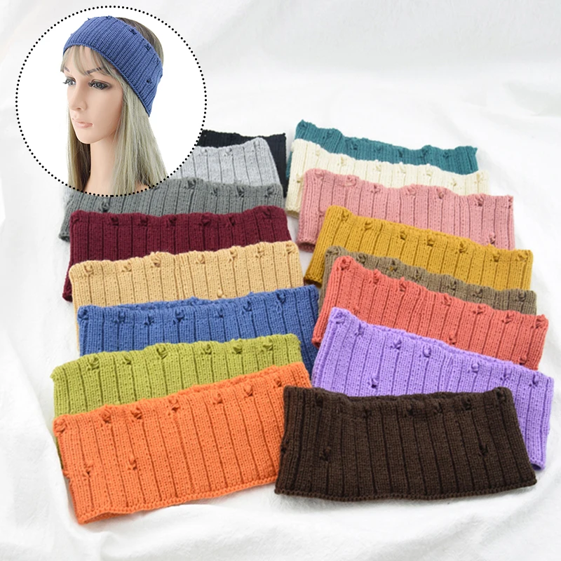 1PC Winter Warmer Ear Knitted Headband Women Pretty Crochet Wide Stretch Hairband Western Style Solid Color Holes Headwrap
1PC Winter Warmer Ear Knitted Headband Women Pretty Crochet Wide Stretch Hairband Western Style Solid Color Holes Headwrap