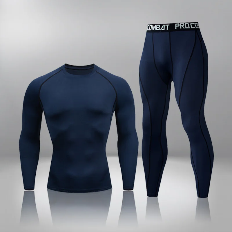 Men's Sports Suit MMA Rashgard Male Quick Drying Sportswear Compression Clothing Fitness Training Kit Thermal Underwear Leggings
Men's Sports Suit MMA Rashgard Male Quick Drying Sportswear Compression Clothing Fitness Training Kit Thermal Underwear Leggings