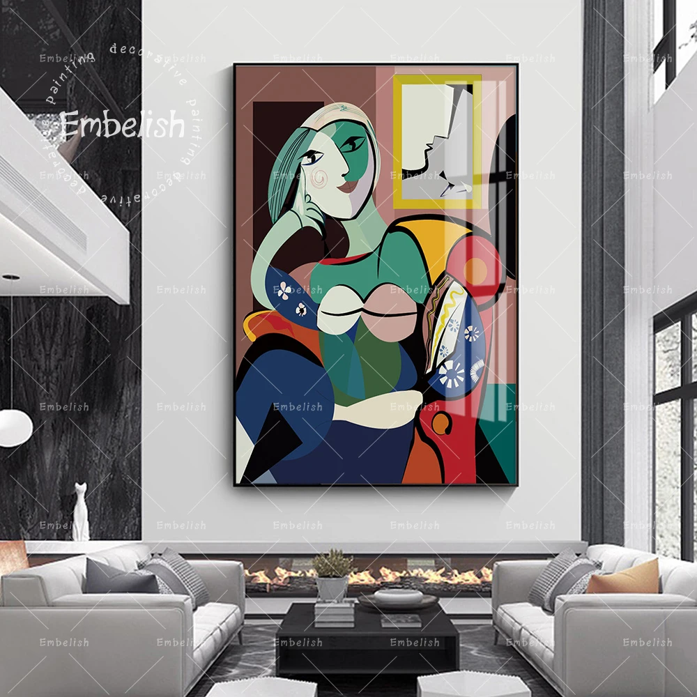 1 Pieces Famous Artworks By Picasso Abstract Woman Portrait HD Print On Canvas Paintings For Living Room Wall Posters Artworks
1 Pieces Famous Artworks By Picasso Abstract Woman Portrait HD Print On Canvas Paintings For Living Room Wall Posters Artworks