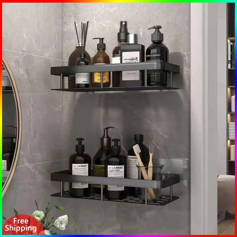 Bathroom Shelves No-drill Corner Shelf Shower Toilet Storage Rack Holder Organizer Bathroom Accessories полка для ванной
Bathroom Shelves No-drill Corner Shelf Shower Toilet Storage Rack Holder Organizer Bathroom Accessories полка для ванной