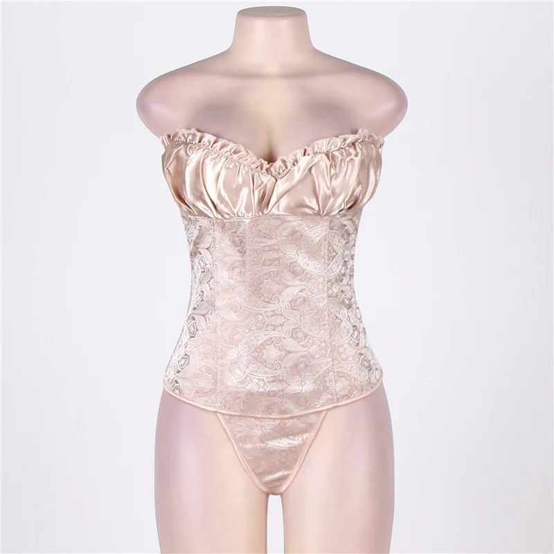Side Zipper Steampunk Corset Overbust Slimming Bustier Corset Satin Bone Lace Up Plus Size Women Clothing AL2829
Side Zipper Steampunk Corset Overbust Slimming Bustier Corset Satin Bone Lace Up Plus Size Women Clothing AL2829