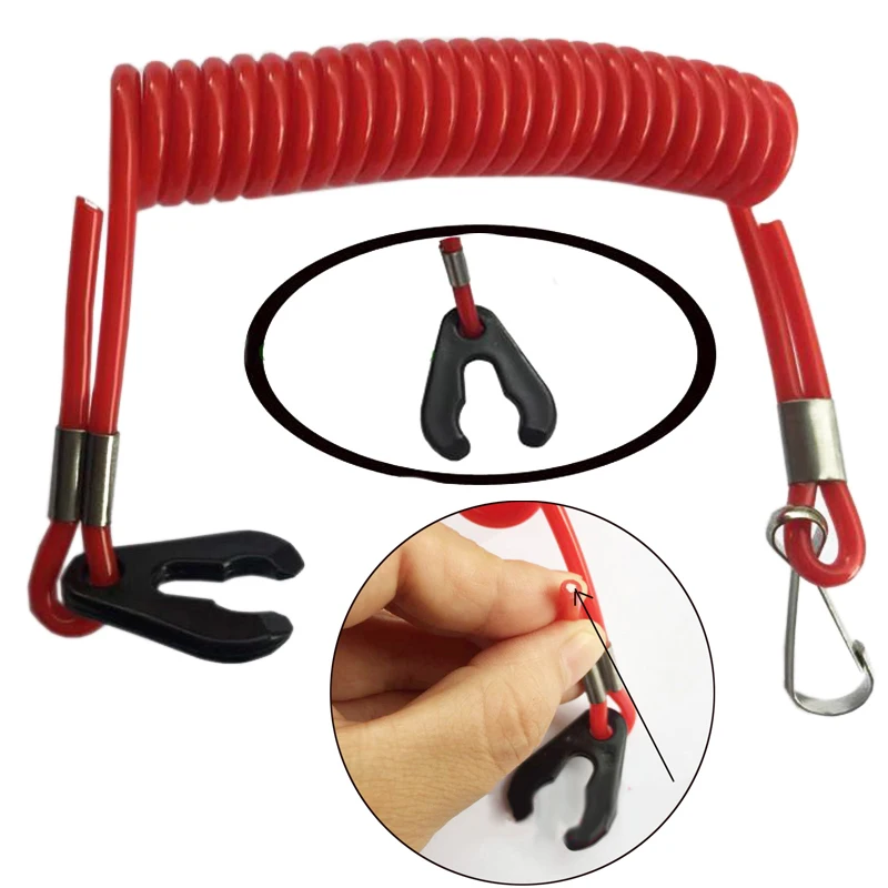 1pc 1.6m Red Marine Boat Kill Switch Key Lanyard Safety Rope For Honda For Yamaha Mercury Evinrude Johnson Tether Kill Switch
1pc 1.6m Red Marine Boat Kill Switch Key Lanyard Safety Rope For Honda For Yamaha Mercury Evinrude Johnson Tether Kill Switch