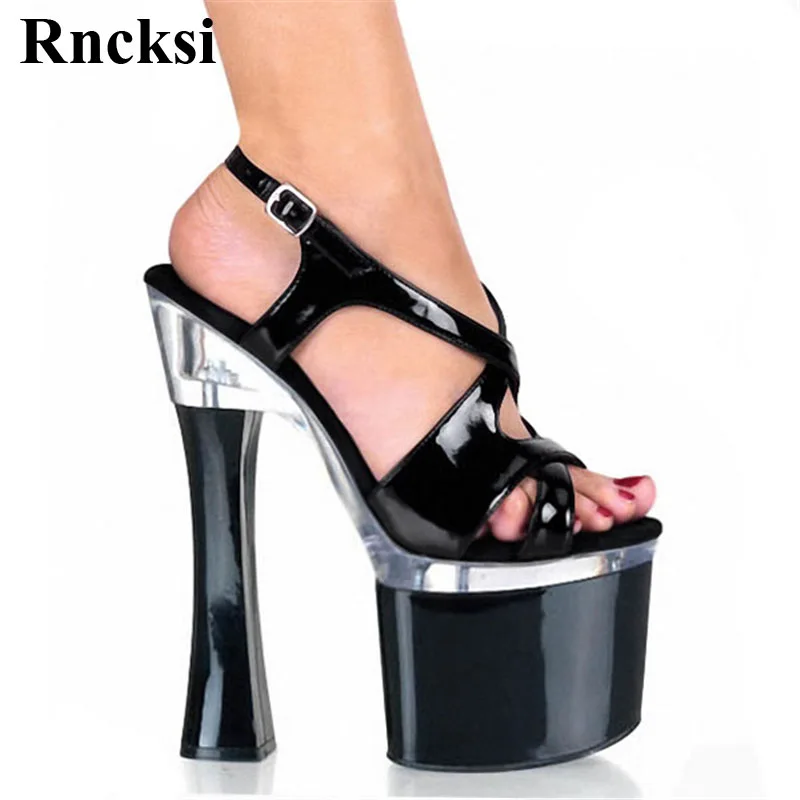 Rncksi Women Dance Shoes Pole Dance Night Party Sandals Platform Straps sandals 18cm Square high heels dress New women's shoes
Rncksi Women Dance Shoes Pole Dance Night Party Sandals Platform Straps sandals 18cm Square high heels dress New women's shoes